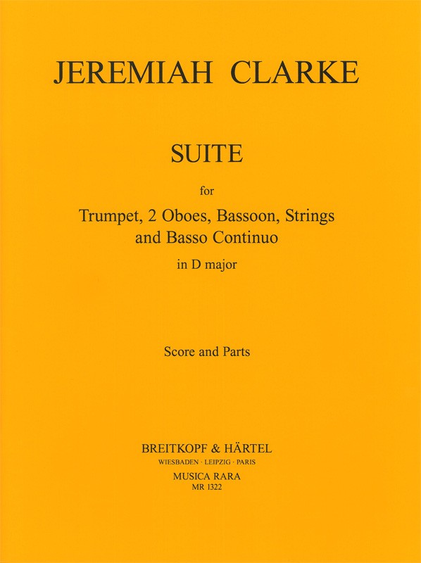 Clarke, Suite in D (Score/Parts) (Musica Rara)
