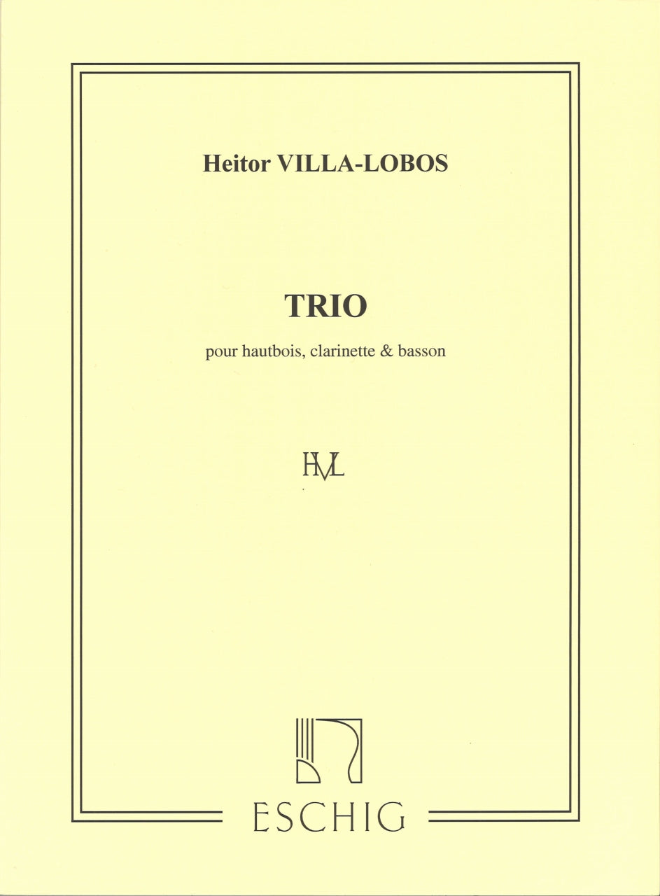 Villa-Lobos, Trio (Ob,Cl,Bn) (Eschig)