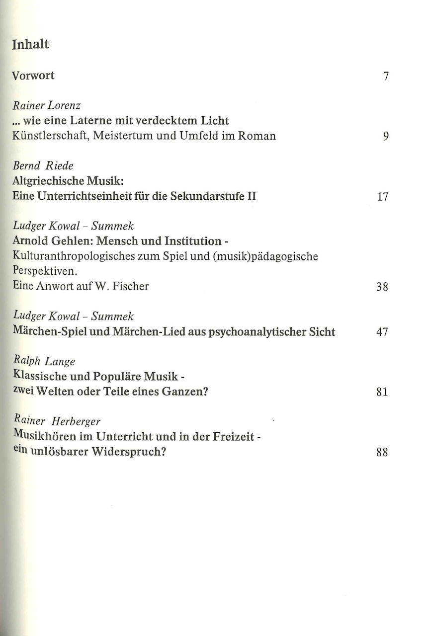 Musikpadagogik in der Diskussion (Bosse)