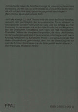 Koenig, Asthetische Praxis 4: Supp.1 (Pfau)