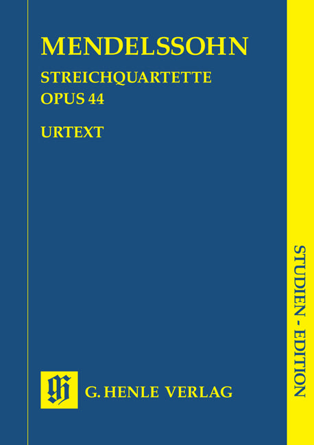 Mendelssohn, String Quartets op. 44 (Henle)