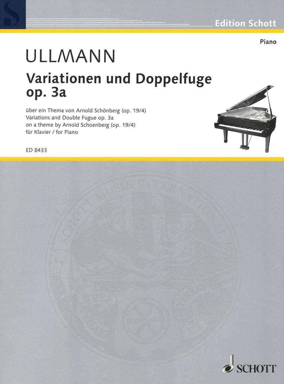 Ullmann, Variationen & Doppelfuge op. 3a (Schott)