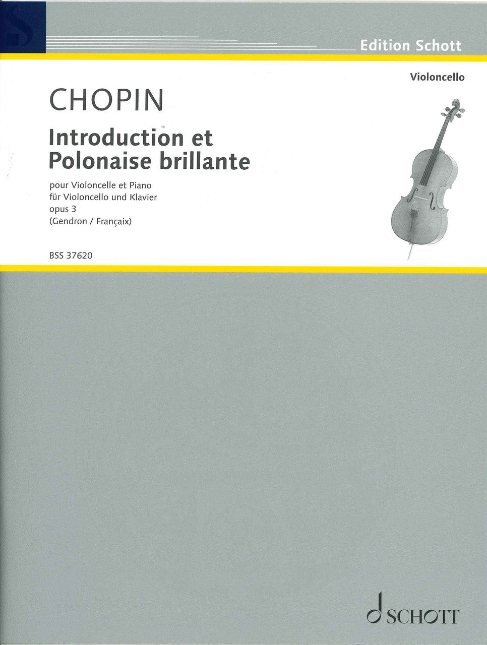 Chopin, Introduction et Polonaise op. 3 (Schott)