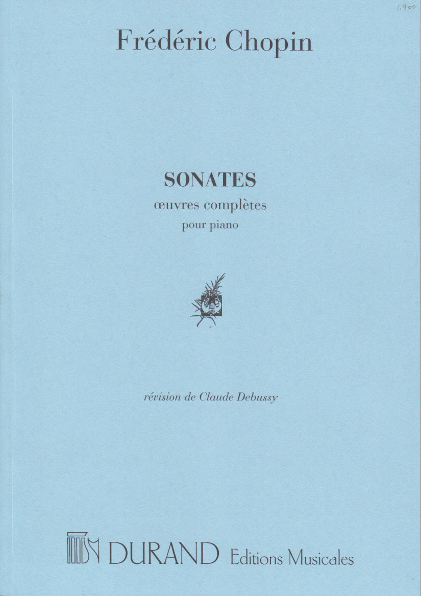 Chopin, Sonates op. 4, 35, 58 (Debussy) (Durand)