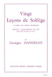 Dandelot, 20 Lecons 2 Cles S/A (Lemoine)
