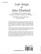 Dowland, Lute Songs, 1st & 2nd Books (Dover)