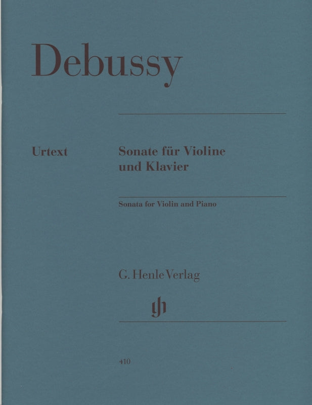 Debussy, Sonate (Heinemann/Guntner) (Henle)
