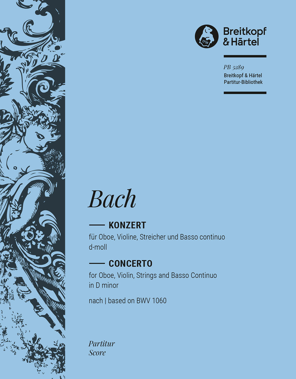 Bach, Concerto BWV 1060 in d (Ob,Vn,Str) (Breitkopf)