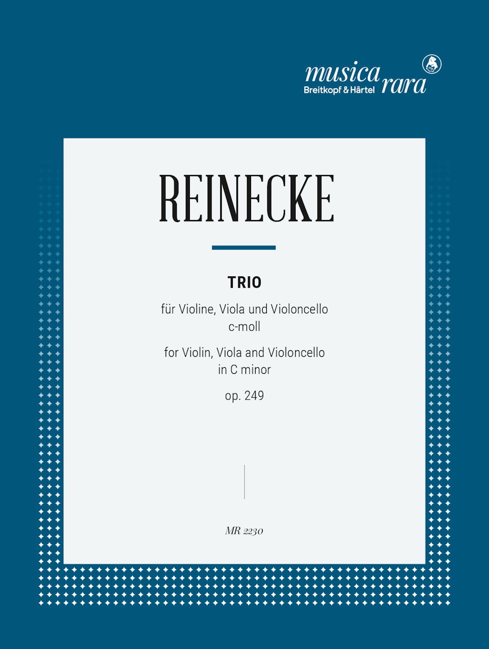 Reinecke, Trio op. 249 in Eb (Vn,Va,Vc) (Musica Rara)