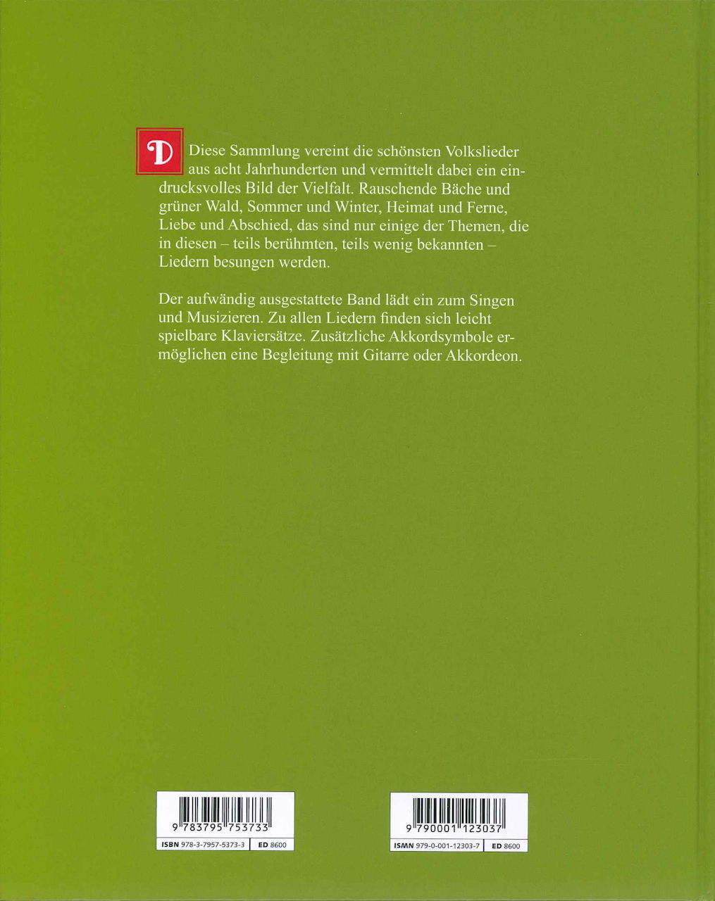 Das Buch der Volkslieder [4th Ed.] (Schott)