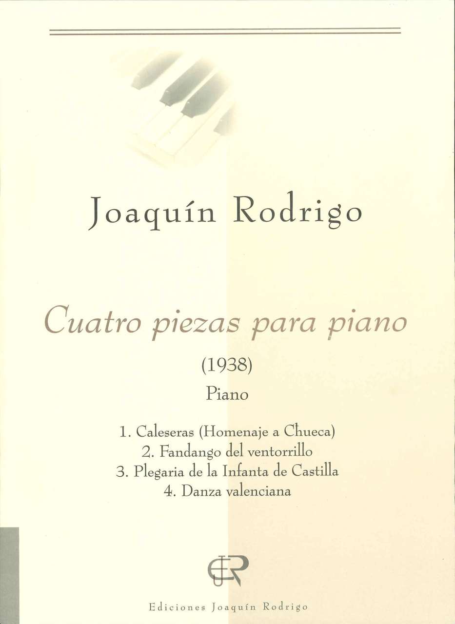 Rodrigo, 4 Piezas (1938) (Ediciones Joaquin Rodrigo)
