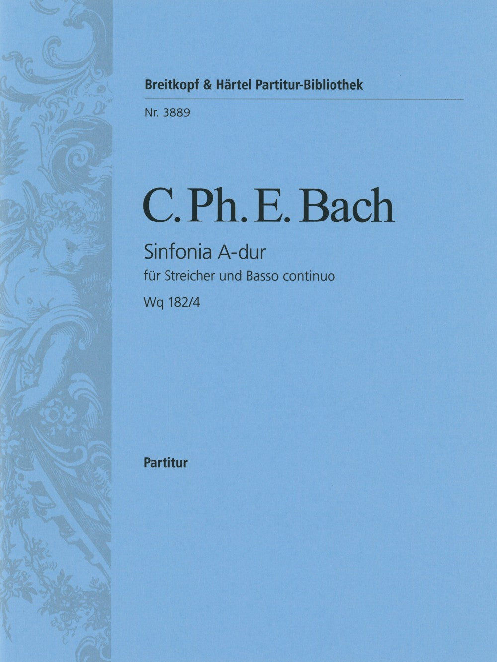 Bach,C.P.E., Sinfonia in A, Wq 182/4 (Breitkopf)