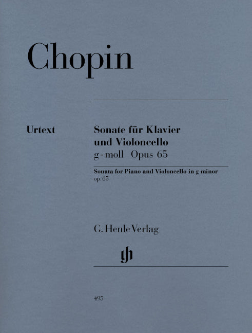 Chopin, Sonata op. 65 (Zimmermann) (Henle)