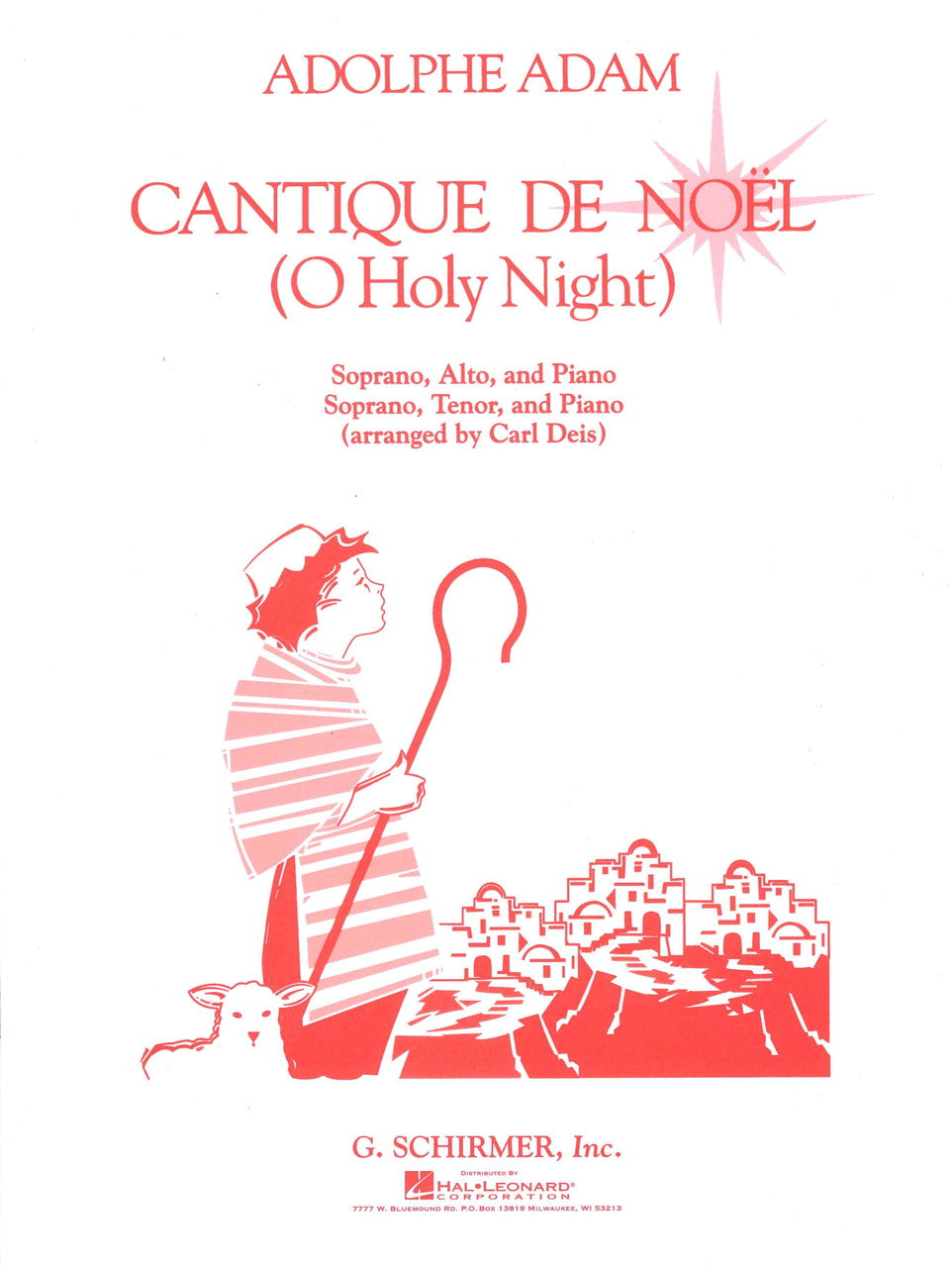 Adam, Cantique de Noel (SA/Pf; ST/Pf) (G.Schirmer)