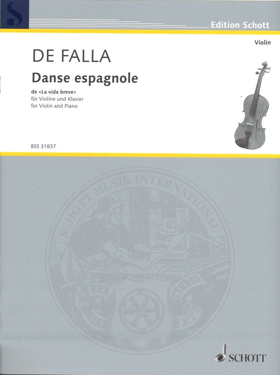 Falla, Danse espagnole (arr. Kreisler) (Schott)