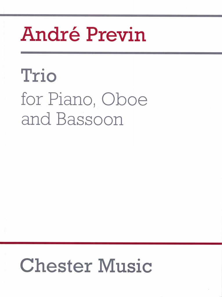 Previn, Trio (1994) (Ob/Bn/Pf) (Chester)