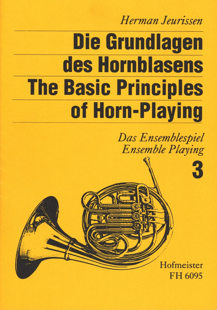 Jeurissen, Grundlagen des Hornblasens 3 (Hofmeister)