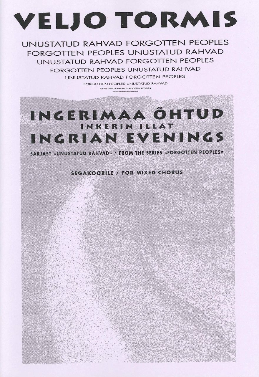 Tormis, Forgetten Peoples 4 Ingrian Even (Fennica Gehrman)