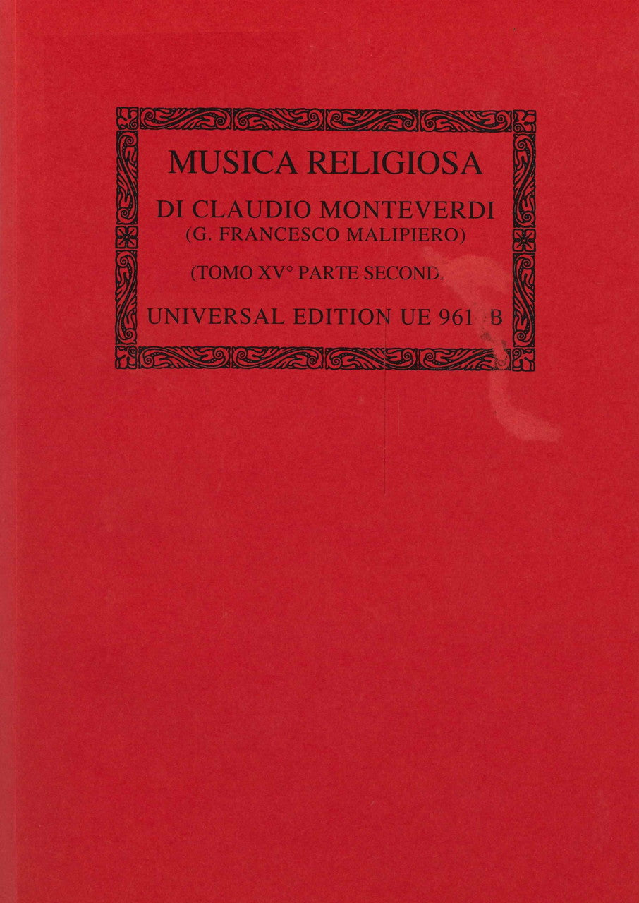 Monteverdi, Selva morale e spirituale 2 (Universal)