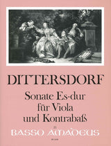 Dittersdorf, Sonate in Es (Va,CB) (Amadeus Verlag)