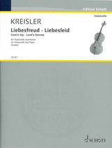 Kreisler, Liebesfreud; Liebesleid (Schott)