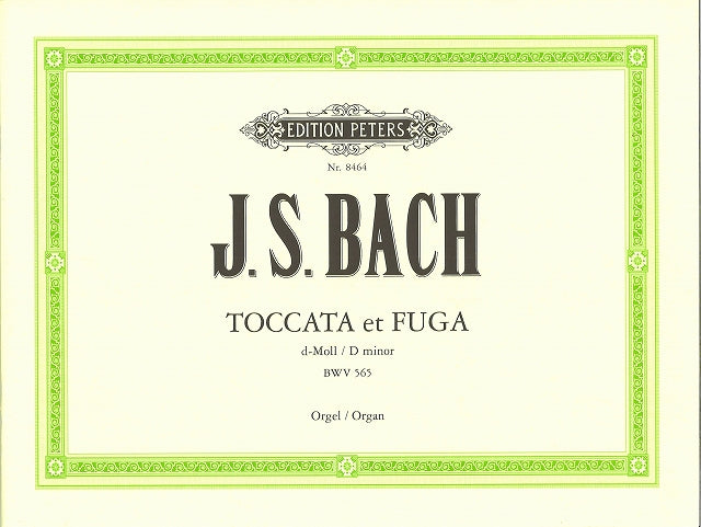 Bach, Toccata et Fuga d-moll (Keller) (Peters)