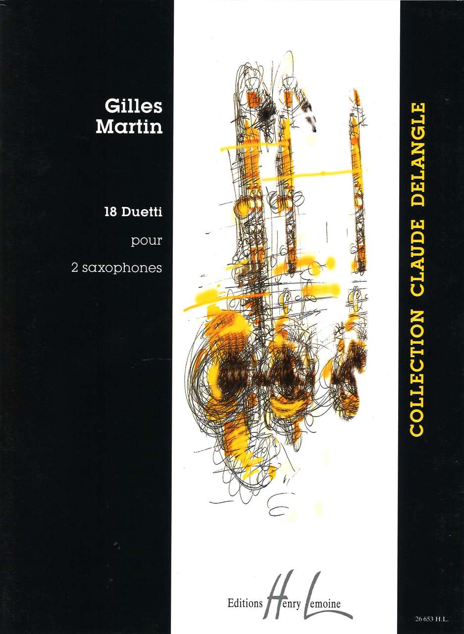 Martin, 18 Duetti pour 2 saxophones (Lemoine)
