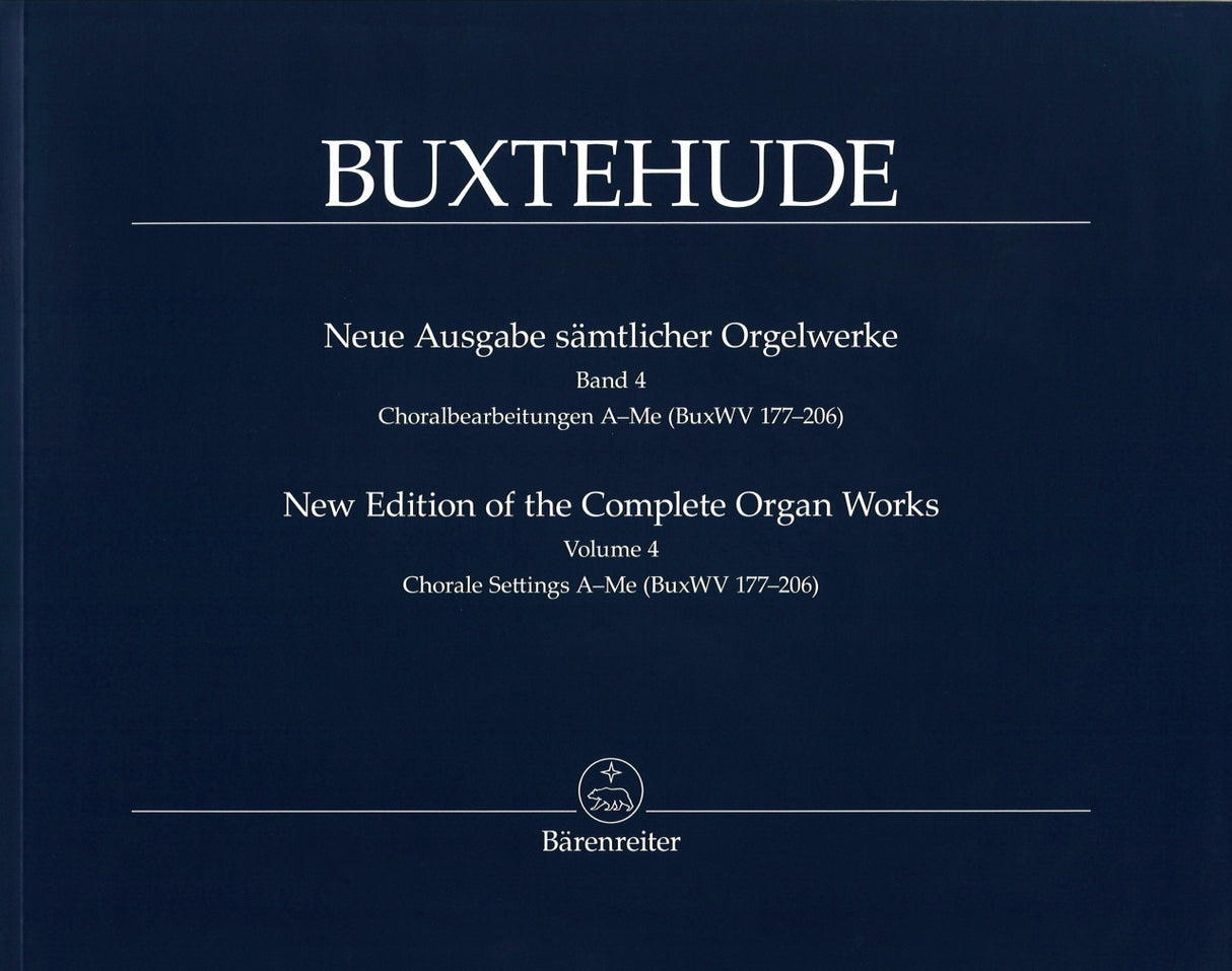 Buxtehude, Samtlicher Orgelwerke 4 (Barenreiter)