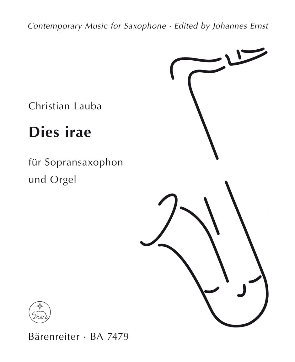 Lauba, Dies irae (Sop.Sax/Org) (Barenreiter)