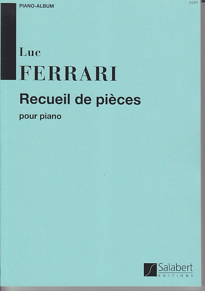 Ferrari, Recueil de pieces pour piano (Salabert)