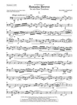 Hartley, Sonata breve (BTbn Solo) (Tenuto Publications/Presser)
