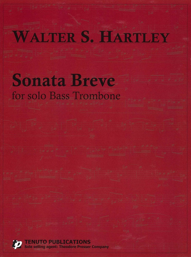 Hartley, Sonata breve (BTbn Solo) (Tenuto Publications/Presser)