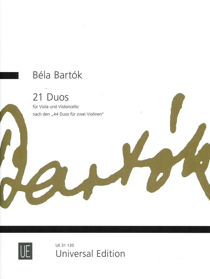 Bartok, 21 Duos (Va,Vc) (Universal)