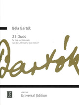 Bartok, 21 Duos (Va,Vc) (Universal)