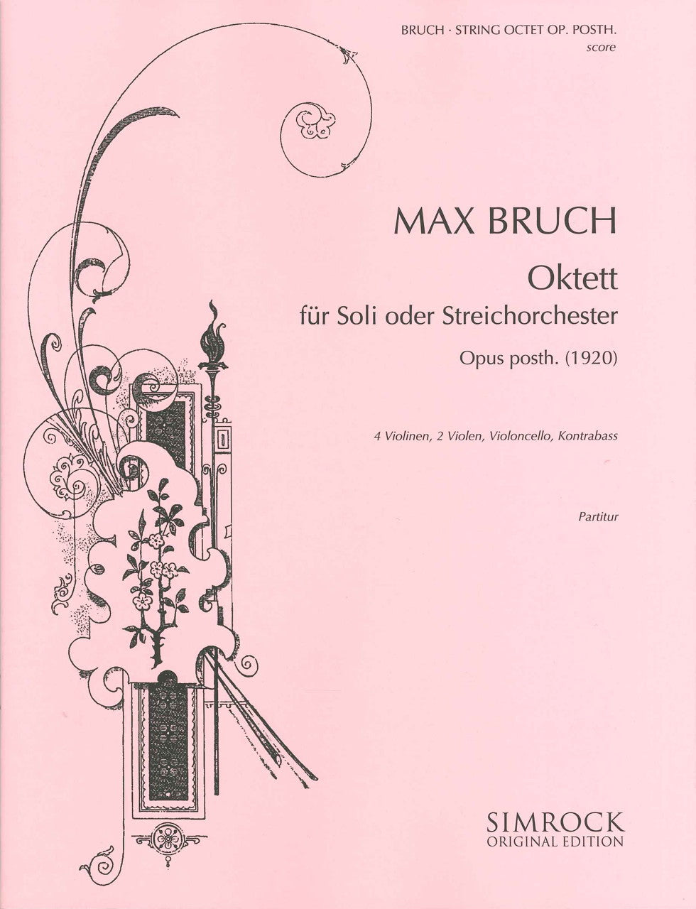Bruch, Octet/Concerto in Bb (1020) (Simrock)