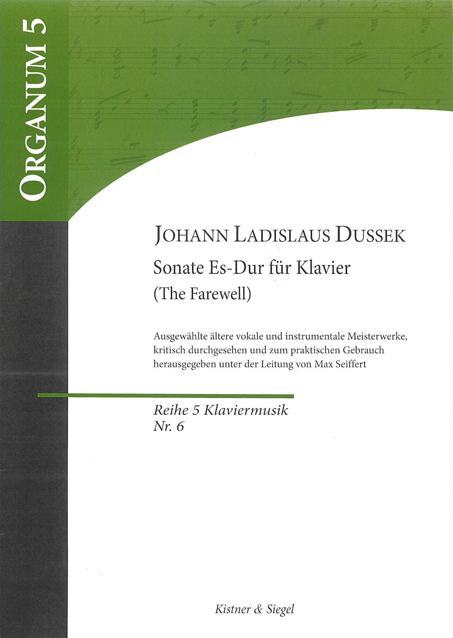 Dussek,J.L.; Sonate Es-dur op.44 (Kistner & Siegel)