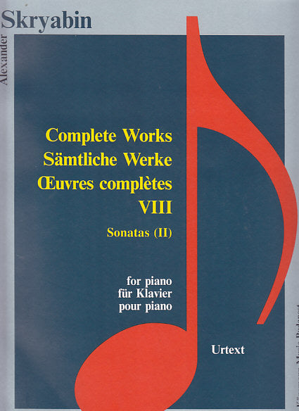 Skrjabin, Complete Piano Works 8 Sonatas (Konemann)