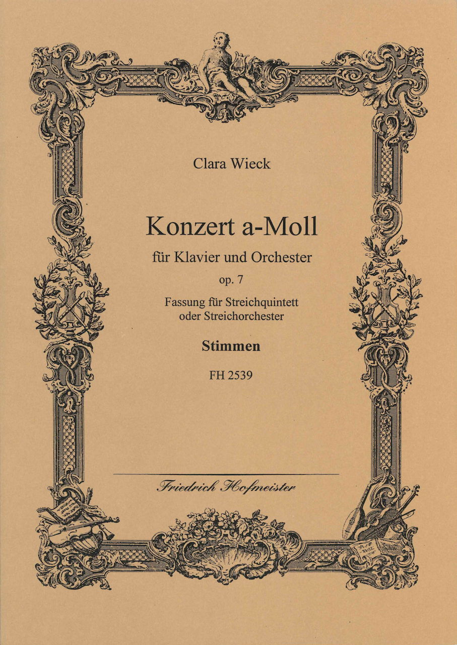 Schumann,C., Concerto op. 7 Str.Stimmen (Hofmeister)