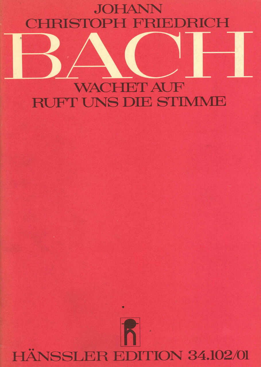 Bach,J.C.F., Wachet auf ruft uns die Sti (Carus)
