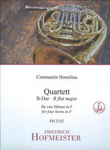 Homilius, Quartet op. 38 in Bb (Parts) (Hofmeister)