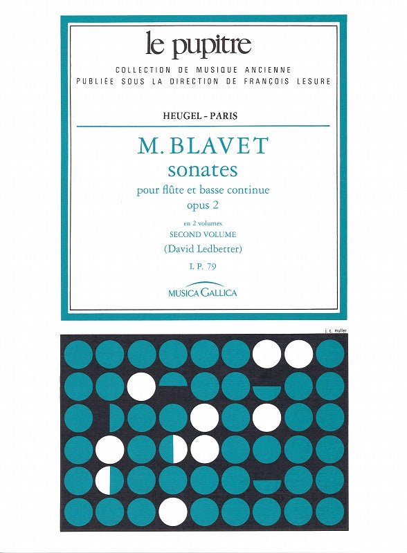 Blavet, Sonates op. 2, 2 (LP 79/2) (Heugel)