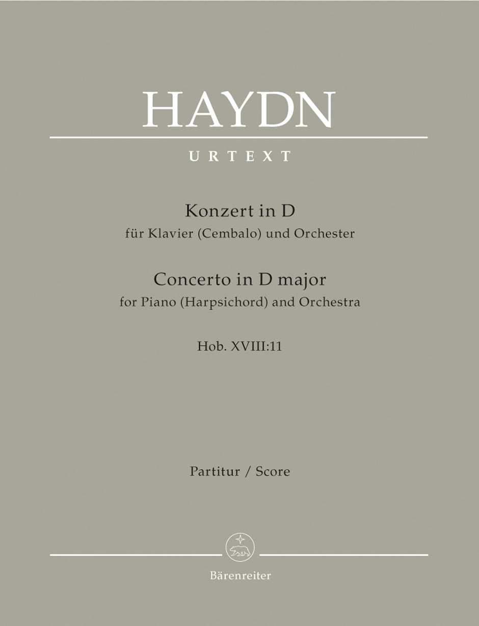 Haydn, Concerto Hob. 18/11 Full Score (Barenreiter)