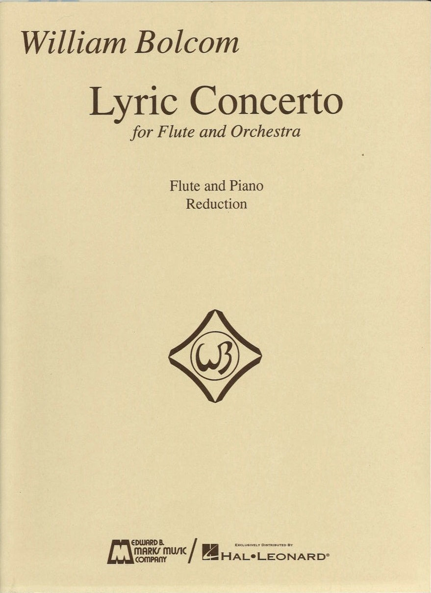 Bolcom, Lyric Concerto for Flute & Orch. (Marks)