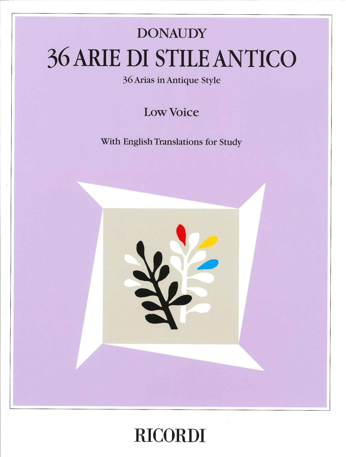 Donaudy, 36 Arie di stile antico (L) (Ricordi/Hal Leonard)