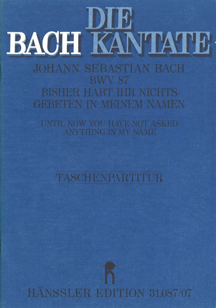 Bach, Cantata No. 87 (Miniature Score) (Carus)
