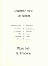 Albeniz. Automne; Les Saisons (Eschig)