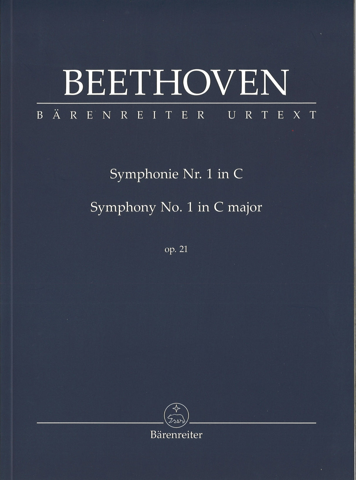 Beethoven, Symphony No. 1 (Del Mar) (Barenreiter)