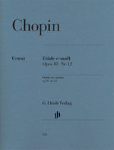 Chopin, Etude op. 10/12 in c (Henle)