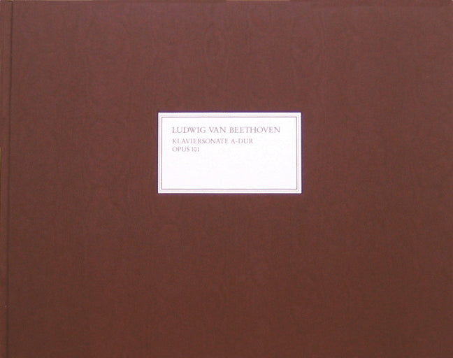 Beethoven, Klaviersonate A-dur op. 101 (Henle)