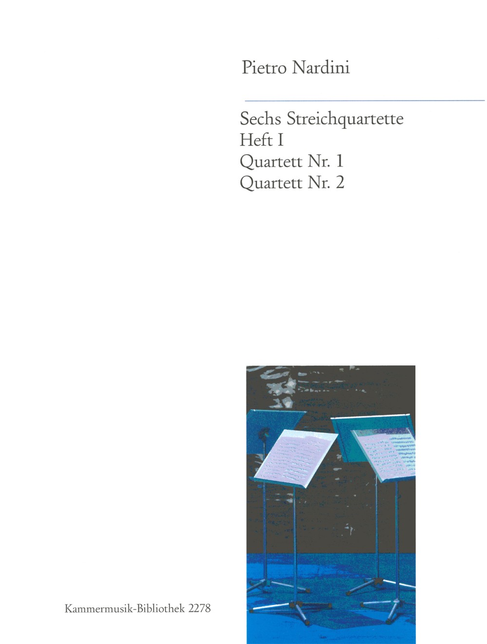 Nardini, Streichquartette Nr. 1, 2 (Breitkopf)